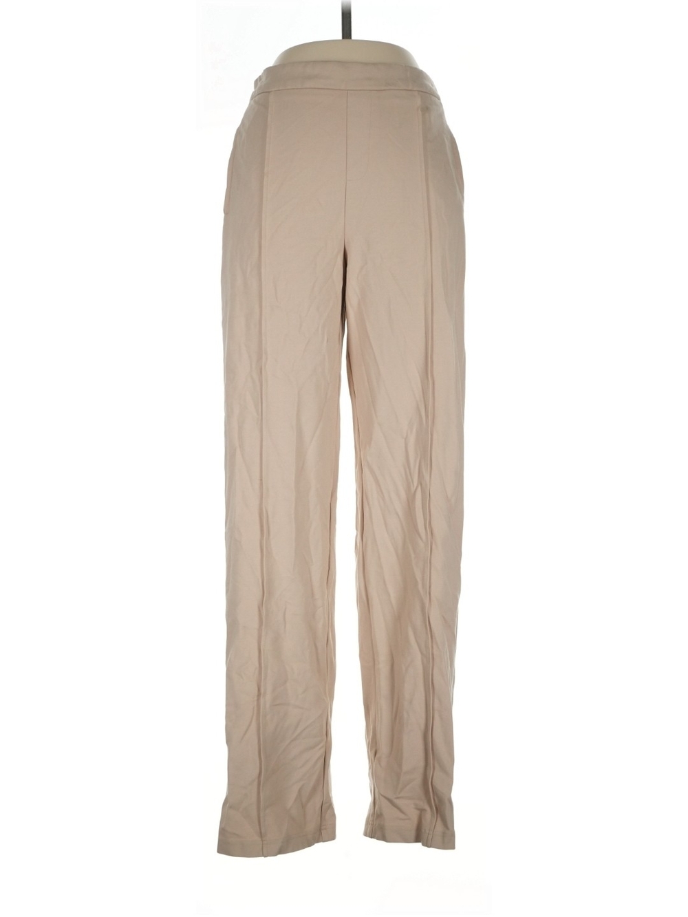 Fashion Nova Taupe High-Rise Wide-Leg Trousers